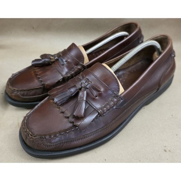 G.H. Bass & Co. Other - G.H. Bass (Sz 12 M) Strout Mens Leather Tassel Loafer Shoes Brown